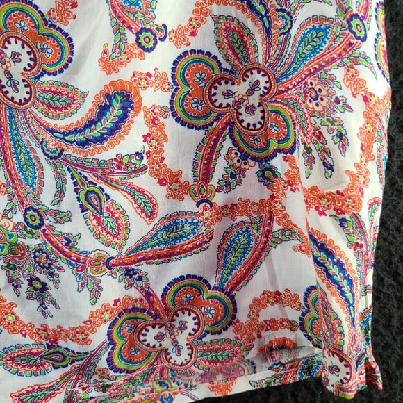 Ava Christine Womens Tank Top Multi-Color Size Small 100% Rayon Sleeveless - Picture 11 of 12